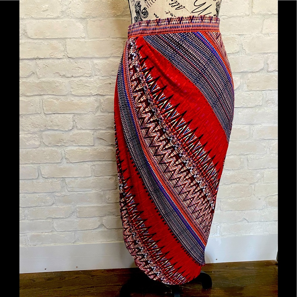 Nordstrom Bobeau Slinky Wrap Boho Skirt